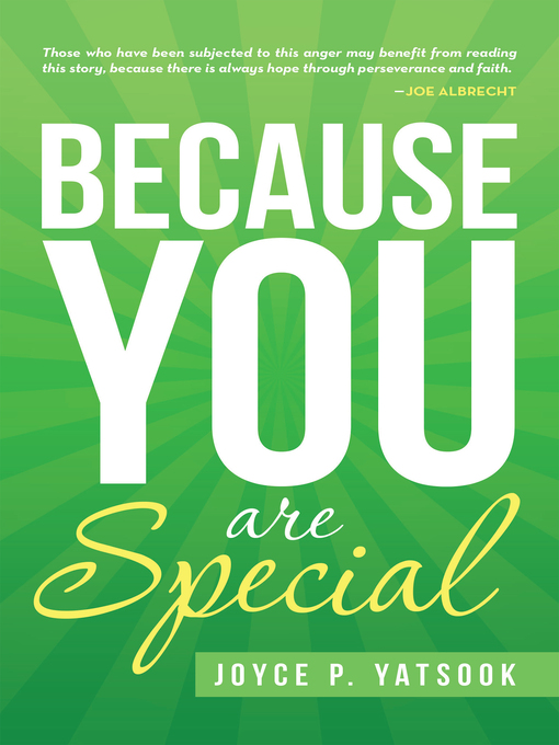 Title details for Because You Are Special by Joyce P. Yatsook - Available